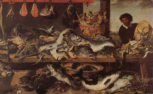 Frans Snyders Fish Stall china oil painting image